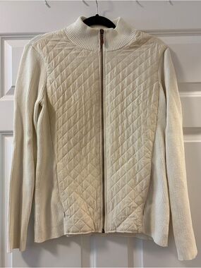 J. Mclaughlin Quilted Knit Jacket